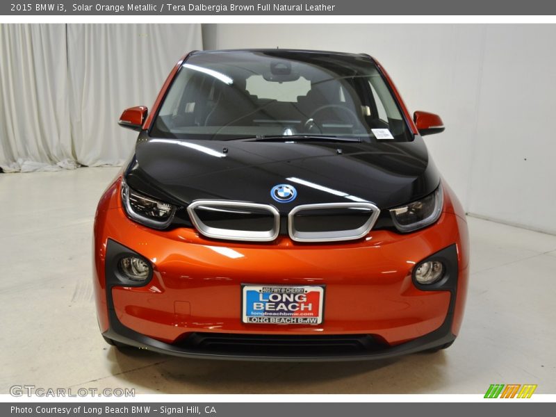 Solar Orange Metallic / Tera Dalbergia Brown Full Natural Leather 2015 BMW i3