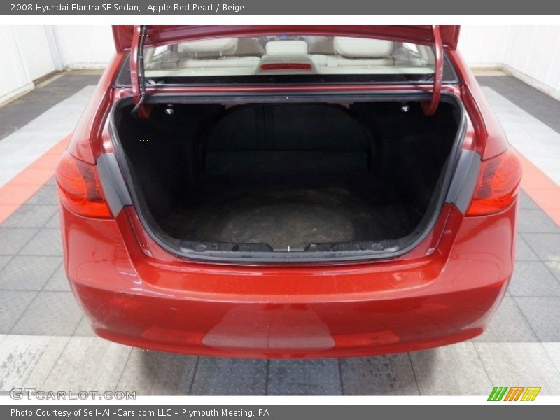 Apple Red Pearl / Beige 2008 Hyundai Elantra SE Sedan