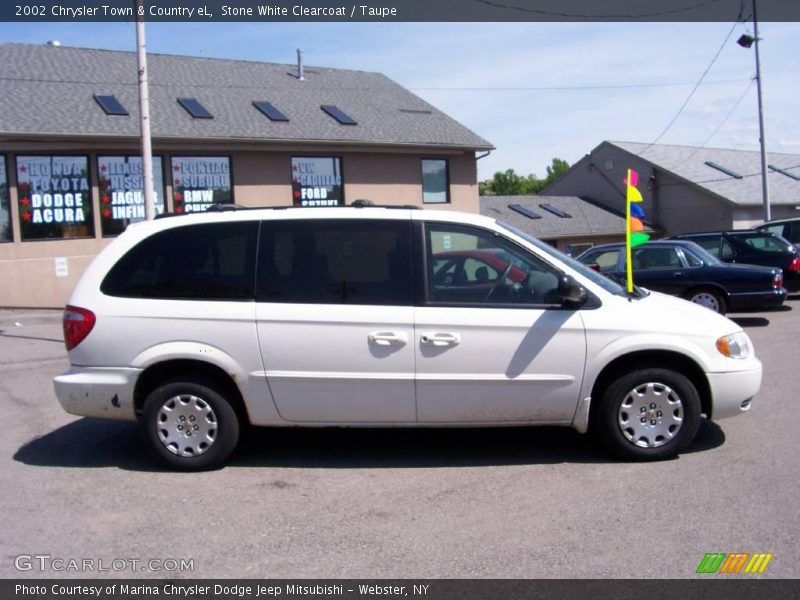 Stone White Clearcoat / Taupe 2002 Chrysler Town & Country eL