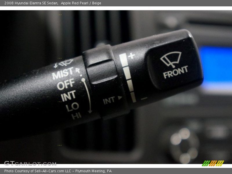 Apple Red Pearl / Beige 2008 Hyundai Elantra SE Sedan