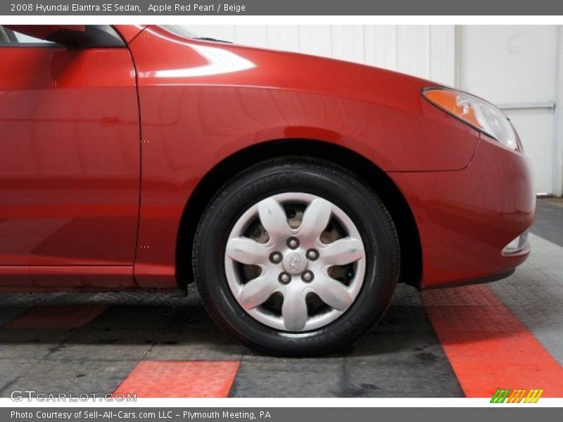 Apple Red Pearl / Beige 2008 Hyundai Elantra SE Sedan