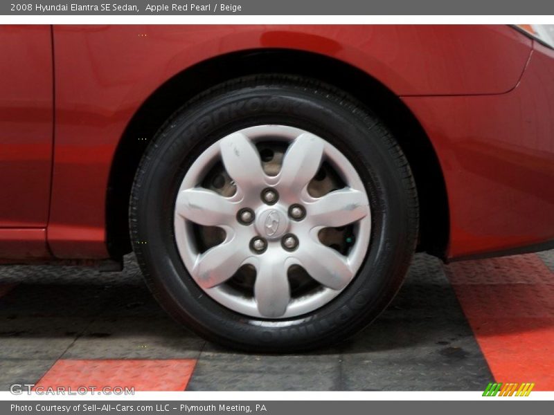 Apple Red Pearl / Beige 2008 Hyundai Elantra SE Sedan