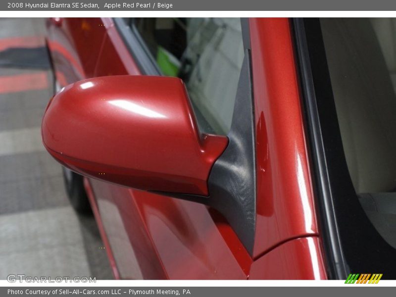 Apple Red Pearl / Beige 2008 Hyundai Elantra SE Sedan
