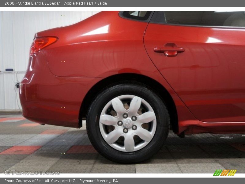 Apple Red Pearl / Beige 2008 Hyundai Elantra SE Sedan