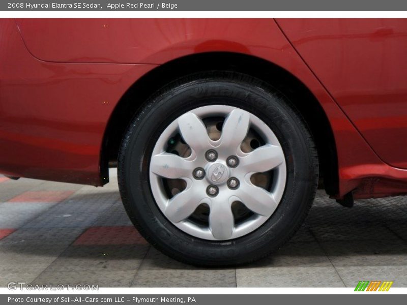 Apple Red Pearl / Beige 2008 Hyundai Elantra SE Sedan