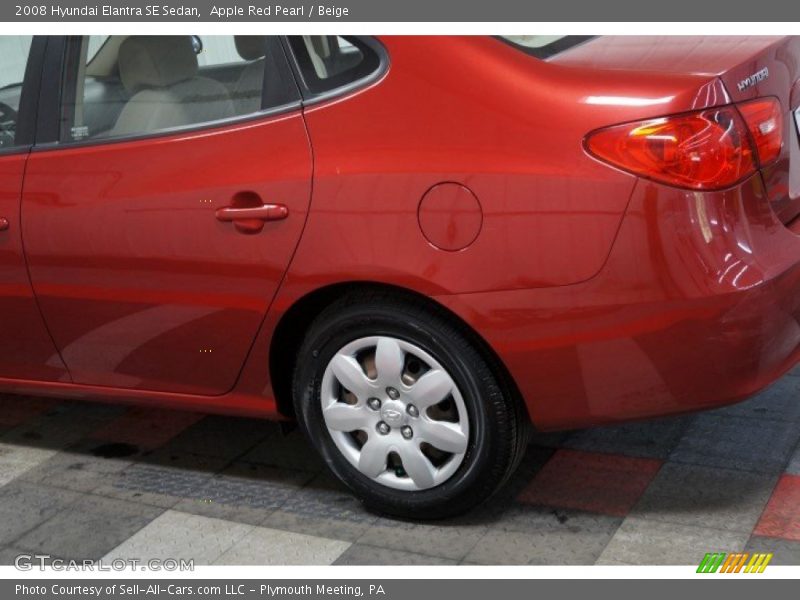 Apple Red Pearl / Beige 2008 Hyundai Elantra SE Sedan