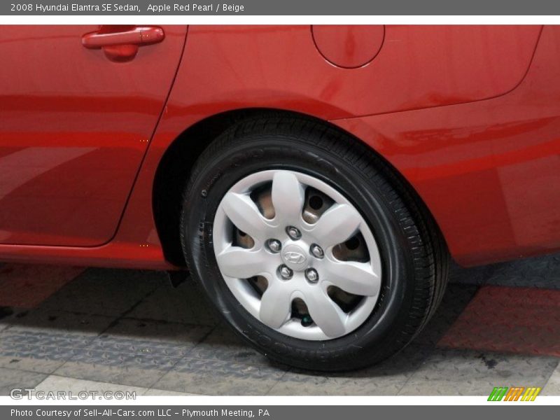 Apple Red Pearl / Beige 2008 Hyundai Elantra SE Sedan