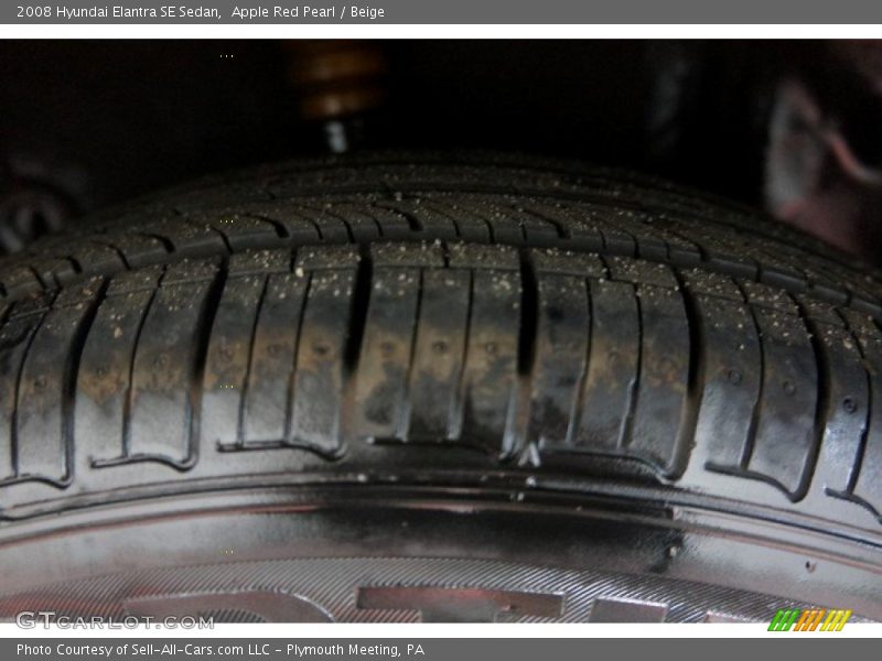 Apple Red Pearl / Beige 2008 Hyundai Elantra SE Sedan
