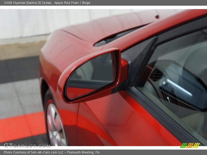 Apple Red Pearl / Beige 2008 Hyundai Elantra SE Sedan