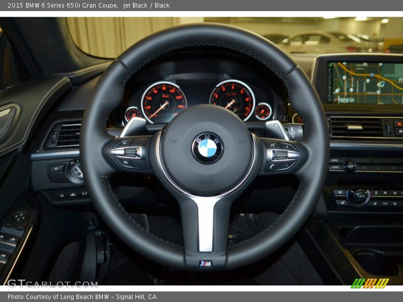 Jet Black / Black 2015 BMW 6 Series 650i Gran Coupe