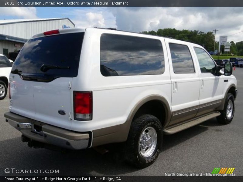 Oxford White / Medium Parchment 2001 Ford Excursion Limited 4x4