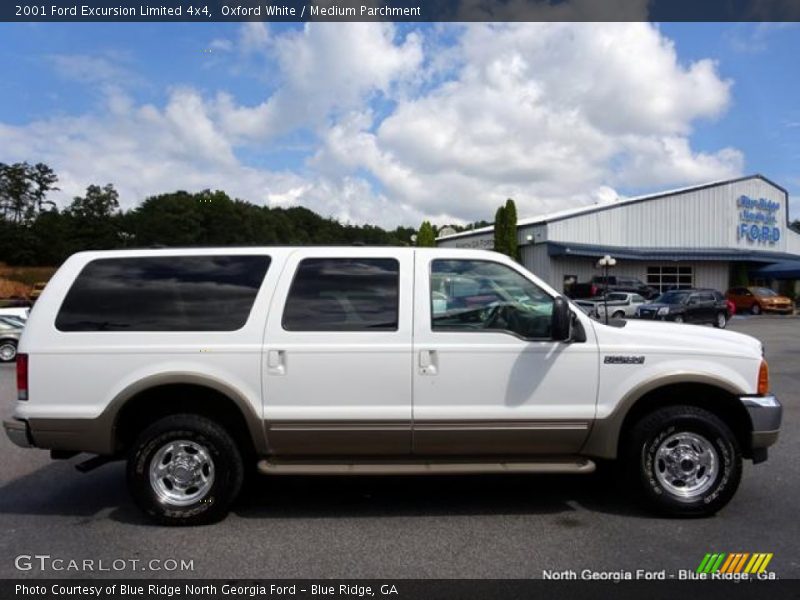 Oxford White / Medium Parchment 2001 Ford Excursion Limited 4x4
