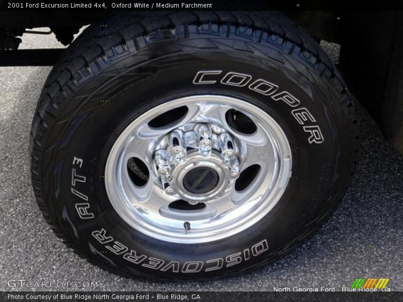 Oxford White / Medium Parchment 2001 Ford Excursion Limited 4x4