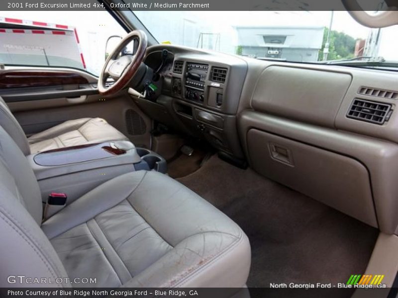Oxford White / Medium Parchment 2001 Ford Excursion Limited 4x4
