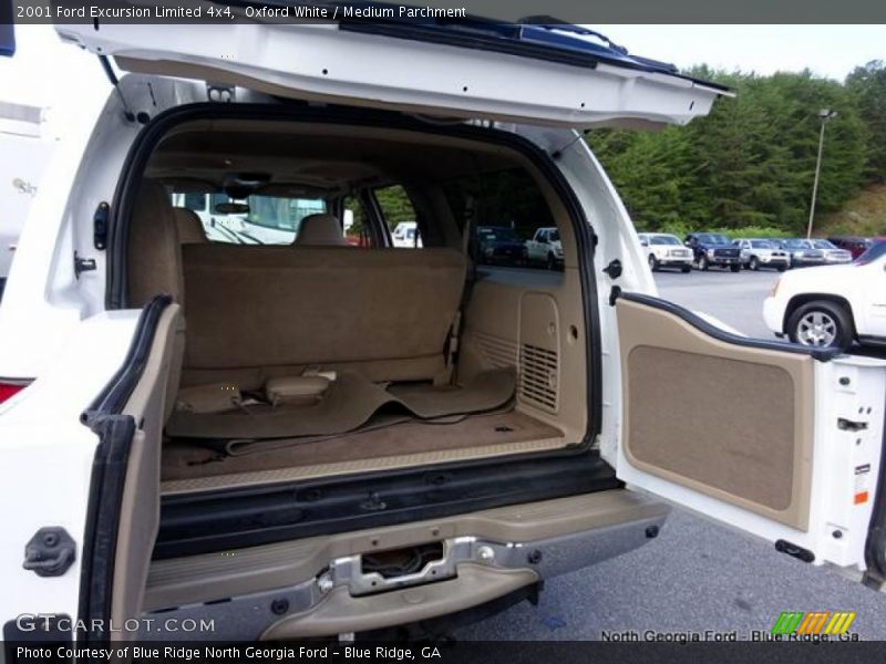 Oxford White / Medium Parchment 2001 Ford Excursion Limited 4x4