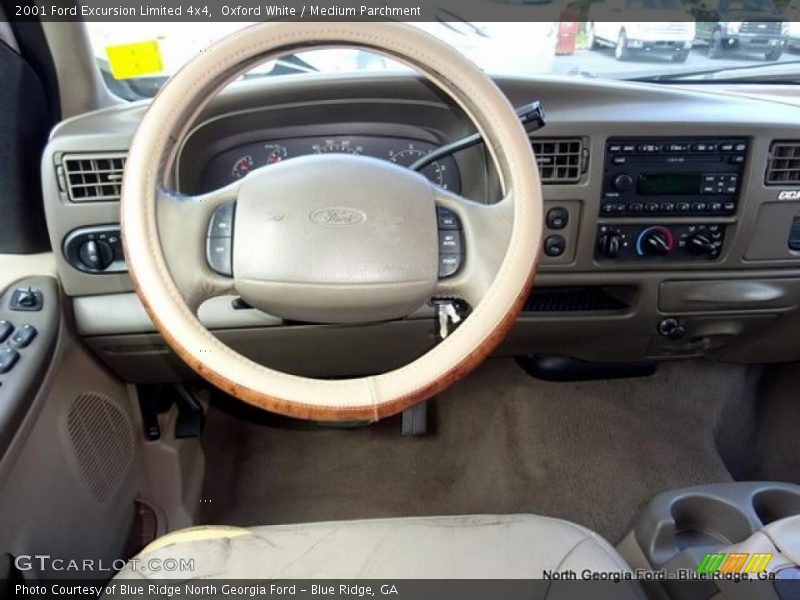 Oxford White / Medium Parchment 2001 Ford Excursion Limited 4x4