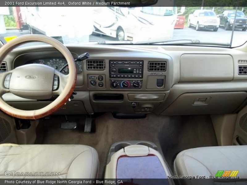 Oxford White / Medium Parchment 2001 Ford Excursion Limited 4x4