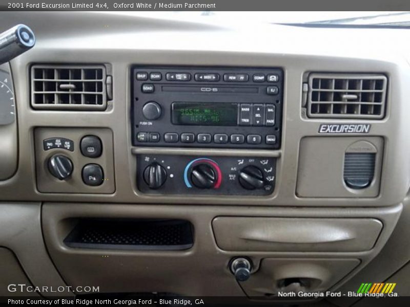Oxford White / Medium Parchment 2001 Ford Excursion Limited 4x4