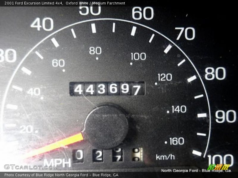Oxford White / Medium Parchment 2001 Ford Excursion Limited 4x4
