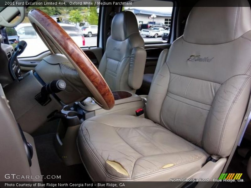 Oxford White / Medium Parchment 2001 Ford Excursion Limited 4x4
