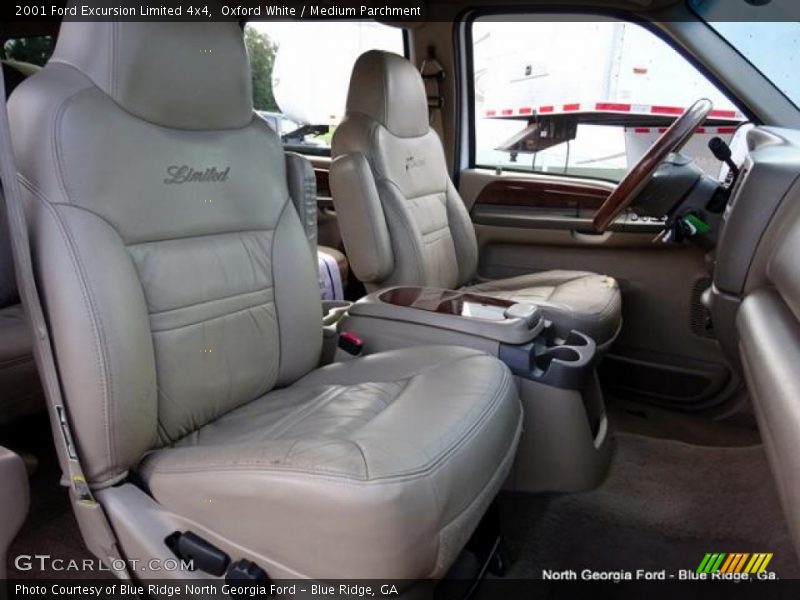 Oxford White / Medium Parchment 2001 Ford Excursion Limited 4x4