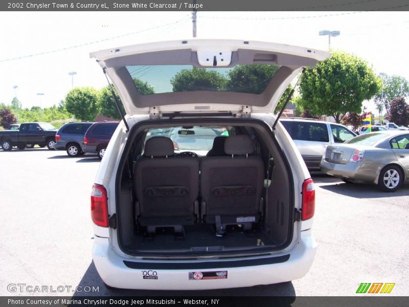 Stone White Clearcoat / Taupe 2002 Chrysler Town & Country eL