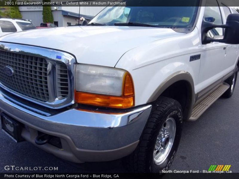Oxford White / Medium Parchment 2001 Ford Excursion Limited 4x4