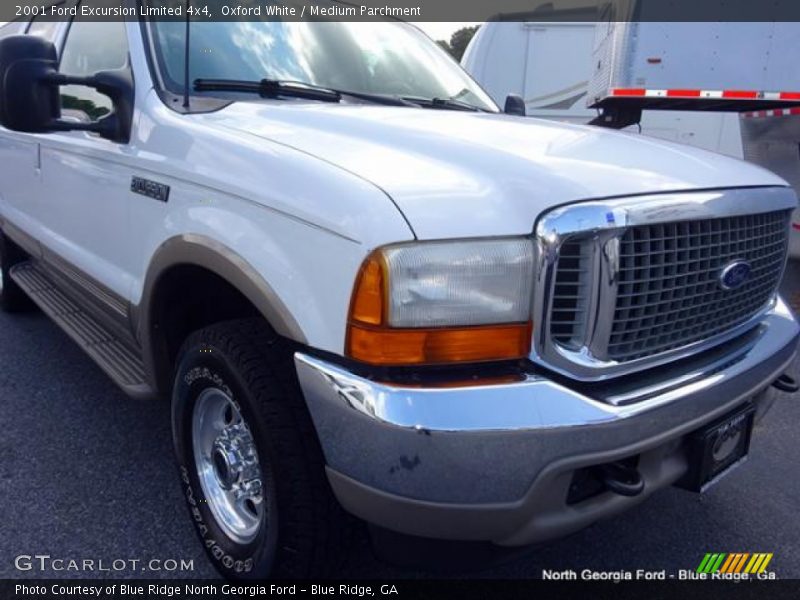 Oxford White / Medium Parchment 2001 Ford Excursion Limited 4x4