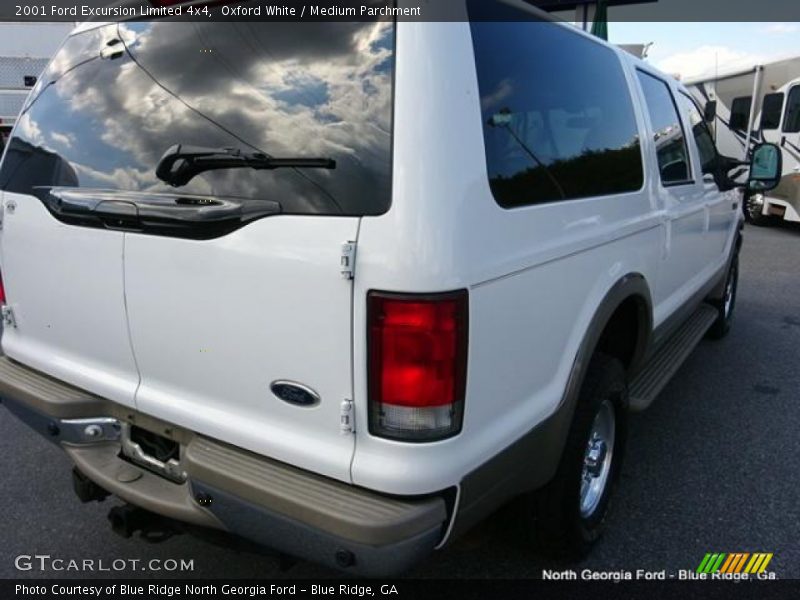 Oxford White / Medium Parchment 2001 Ford Excursion Limited 4x4