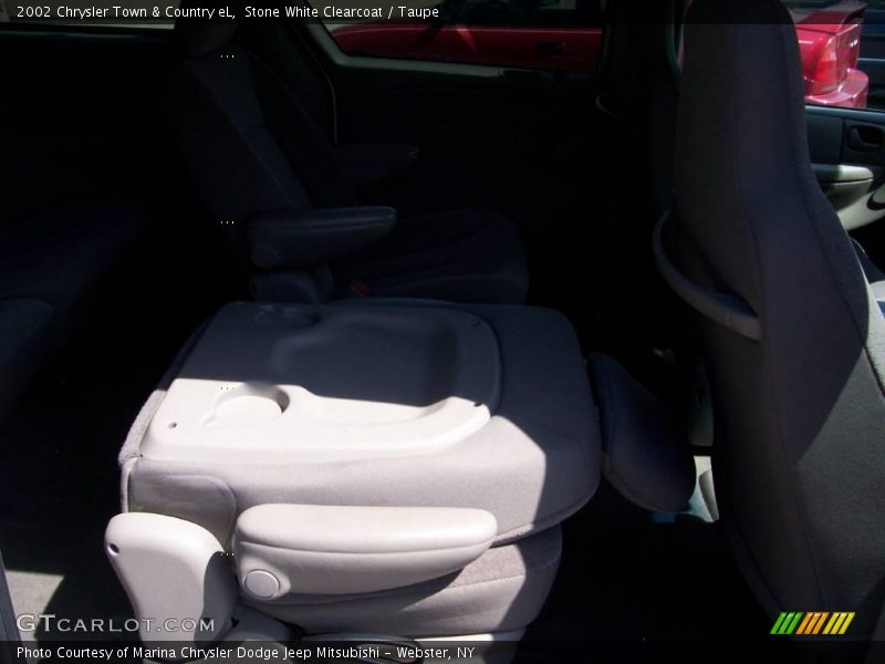 Stone White Clearcoat / Taupe 2002 Chrysler Town & Country eL
