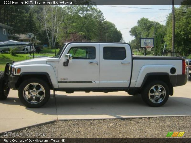 Birch White / Ebony/Pewter 2009 Hummer H3 T