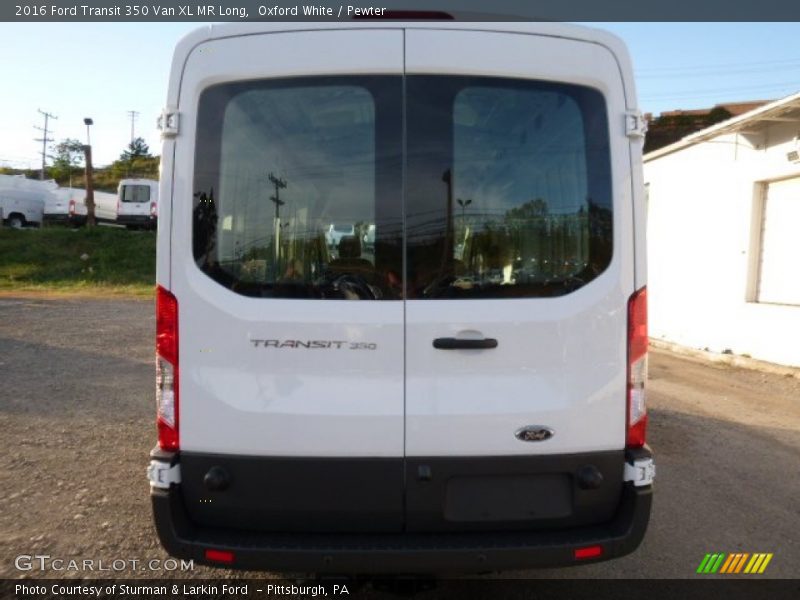 Oxford White / Pewter 2016 Ford Transit 350 Van XL MR Long