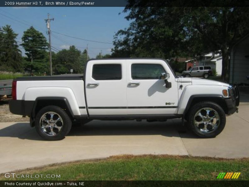 Birch White / Ebony/Pewter 2009 Hummer H3 T