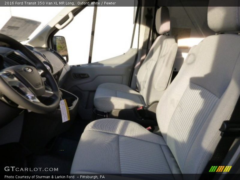 Oxford White / Pewter 2016 Ford Transit 350 Van XL MR Long
