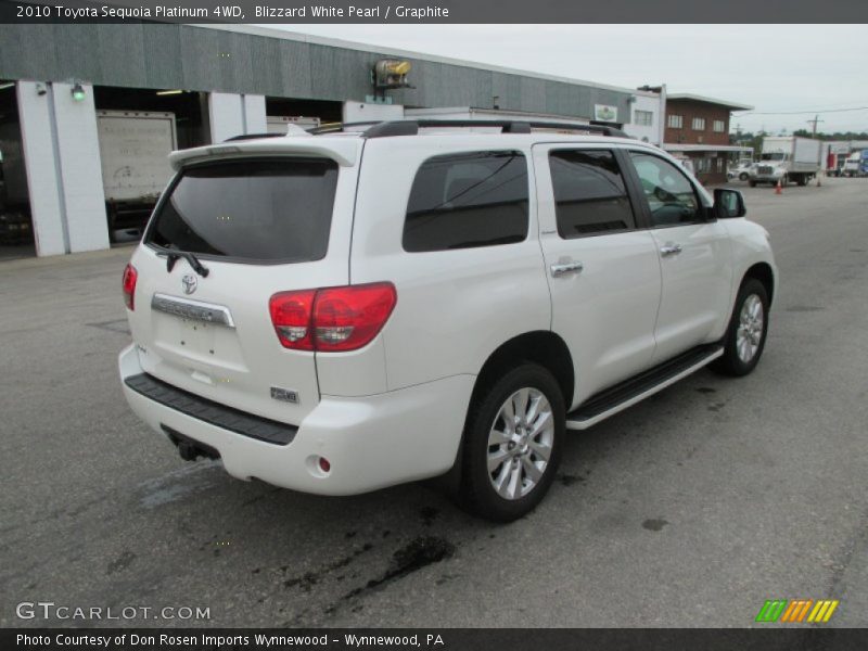 Blizzard White Pearl / Graphite 2010 Toyota Sequoia Platinum 4WD