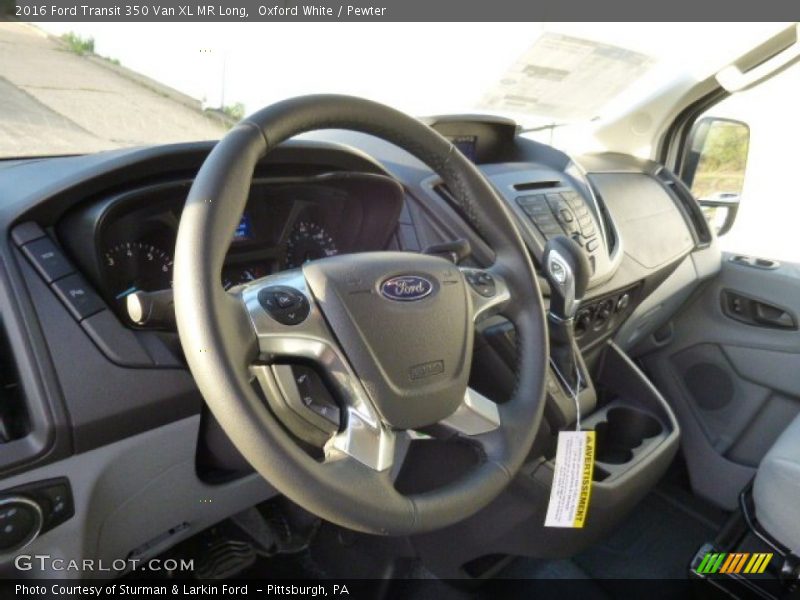 Oxford White / Pewter 2016 Ford Transit 350 Van XL MR Long