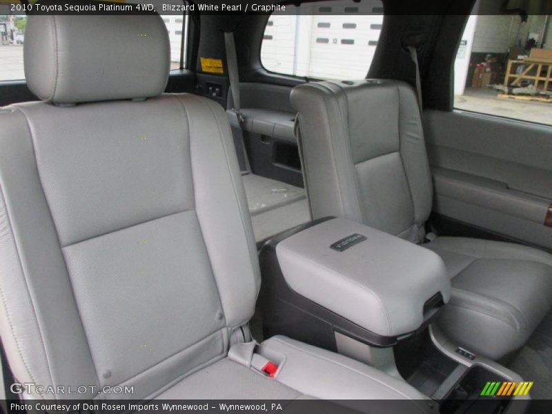 Blizzard White Pearl / Graphite 2010 Toyota Sequoia Platinum 4WD
