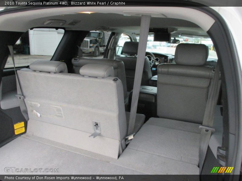 Blizzard White Pearl / Graphite 2010 Toyota Sequoia Platinum 4WD