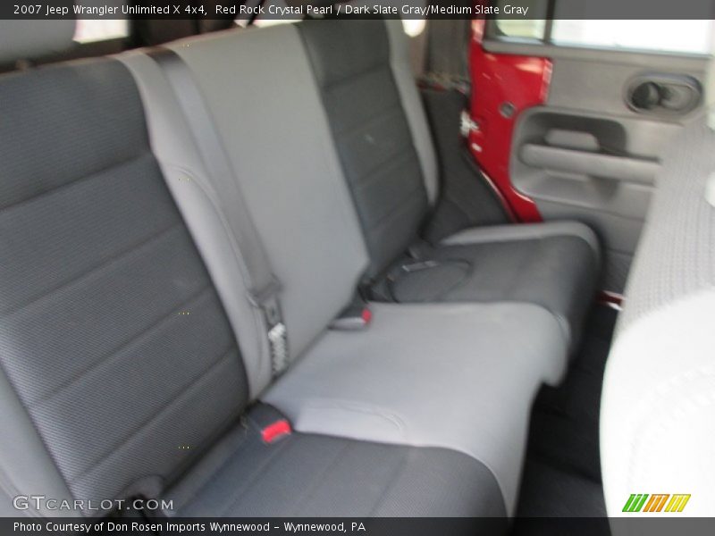 Red Rock Crystal Pearl / Dark Slate Gray/Medium Slate Gray 2007 Jeep Wrangler Unlimited X 4x4