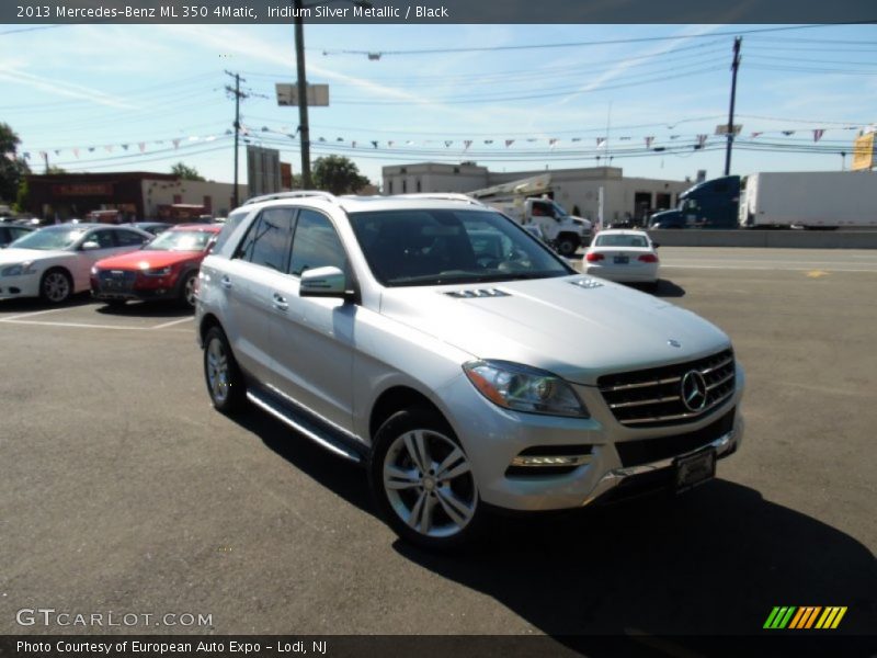 Iridium Silver Metallic / Black 2013 Mercedes-Benz ML 350 4Matic