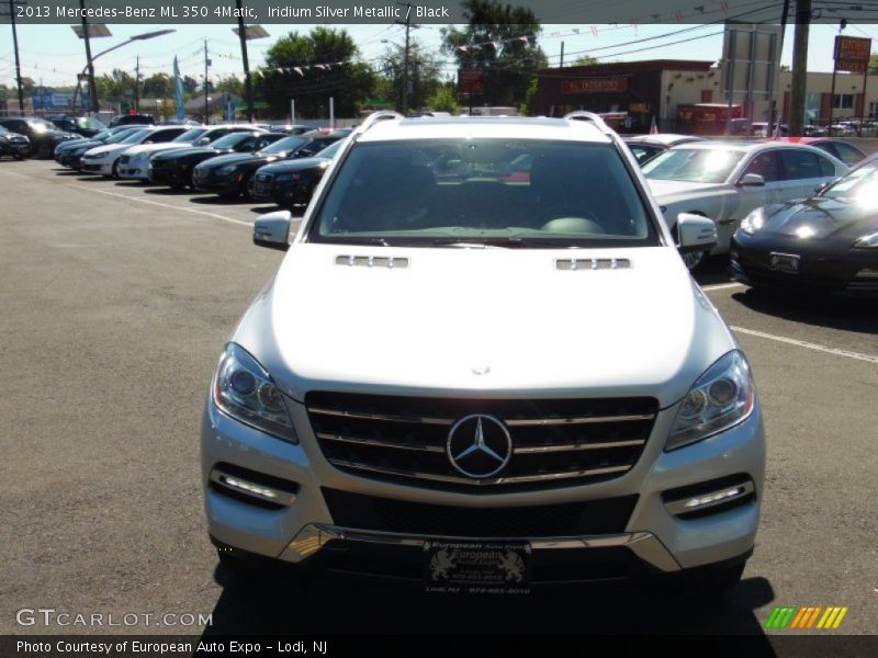 Iridium Silver Metallic / Black 2013 Mercedes-Benz ML 350 4Matic