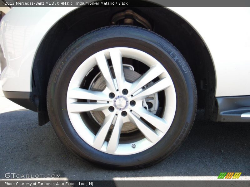 Iridium Silver Metallic / Black 2013 Mercedes-Benz ML 350 4Matic