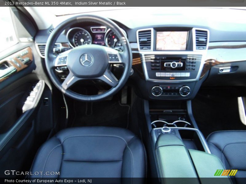 Iridium Silver Metallic / Black 2013 Mercedes-Benz ML 350 4Matic
