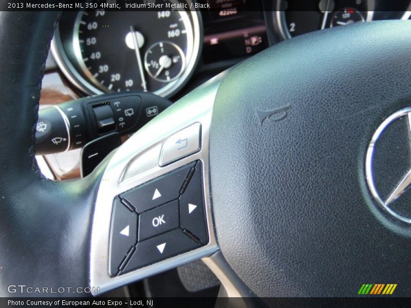 Iridium Silver Metallic / Black 2013 Mercedes-Benz ML 350 4Matic