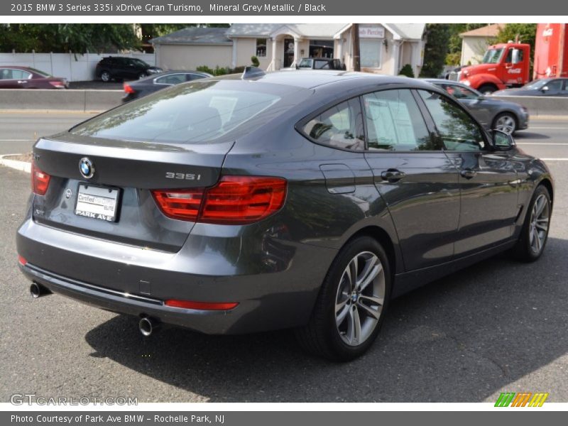 Mineral Grey Metallic / Black 2015 BMW 3 Series 335i xDrive Gran Turismo