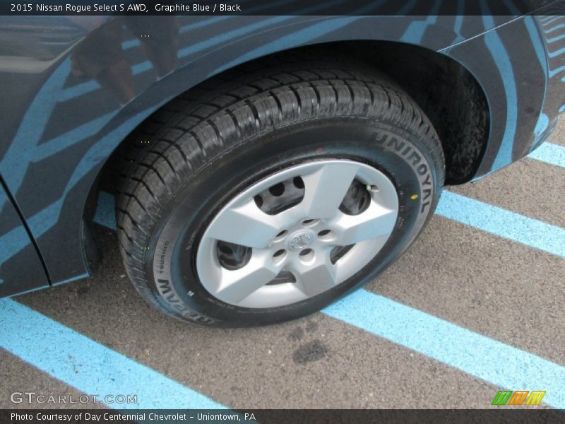 Graphite Blue / Black 2015 Nissan Rogue Select S AWD