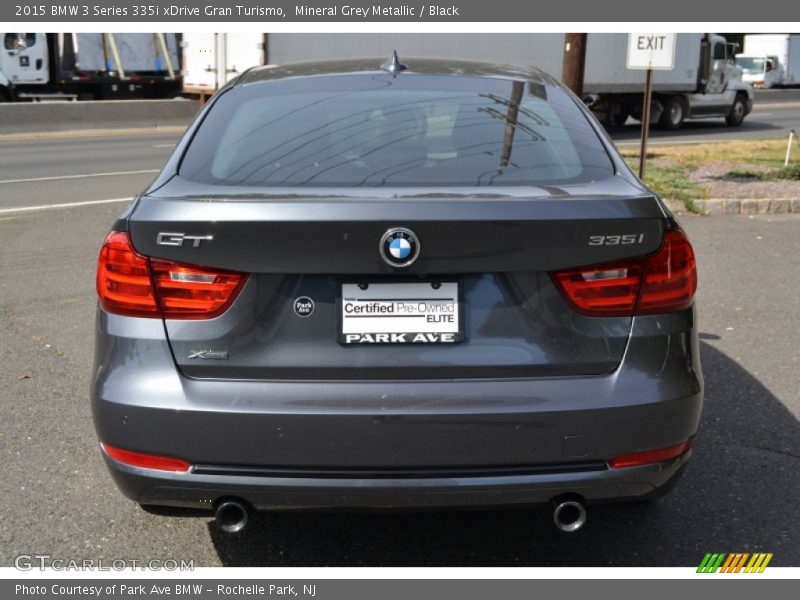 Mineral Grey Metallic / Black 2015 BMW 3 Series 335i xDrive Gran Turismo