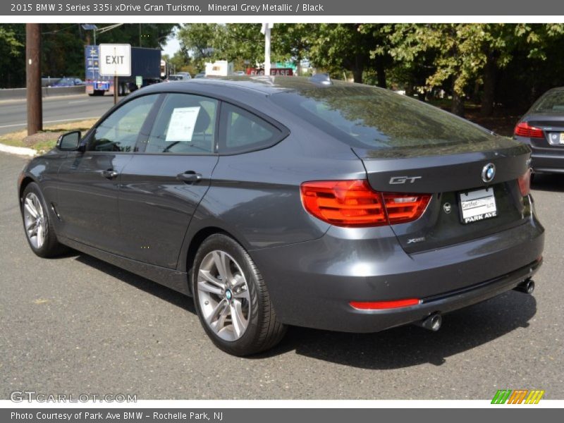 Mineral Grey Metallic / Black 2015 BMW 3 Series 335i xDrive Gran Turismo