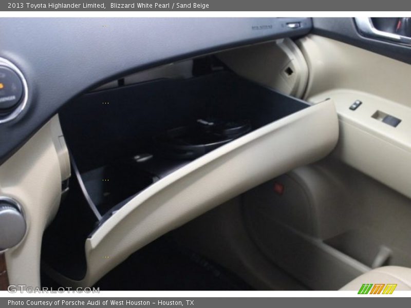 Blizzard White Pearl / Sand Beige 2013 Toyota Highlander Limited