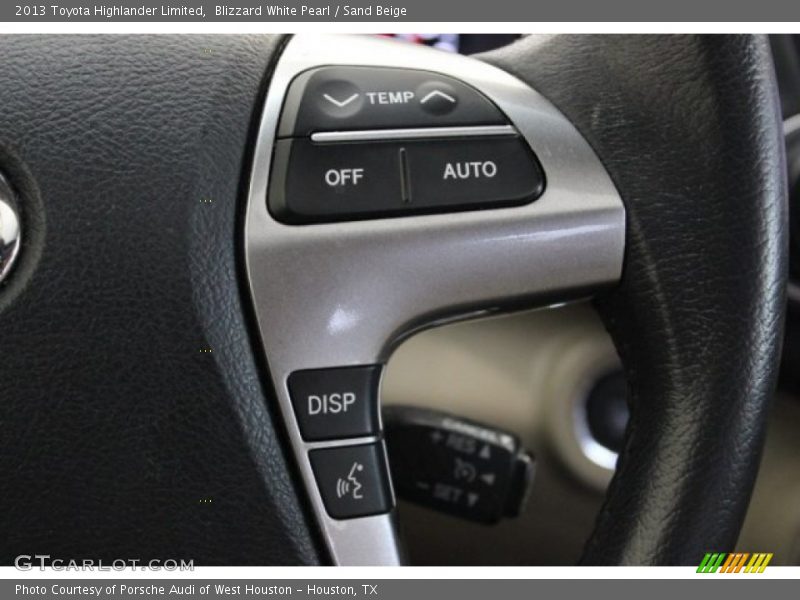 Blizzard White Pearl / Sand Beige 2013 Toyota Highlander Limited